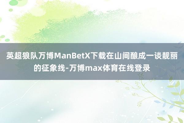 英超狼队万博ManBetX下载在山间酿成一谈靓丽的征象线-万博max体育在线登录