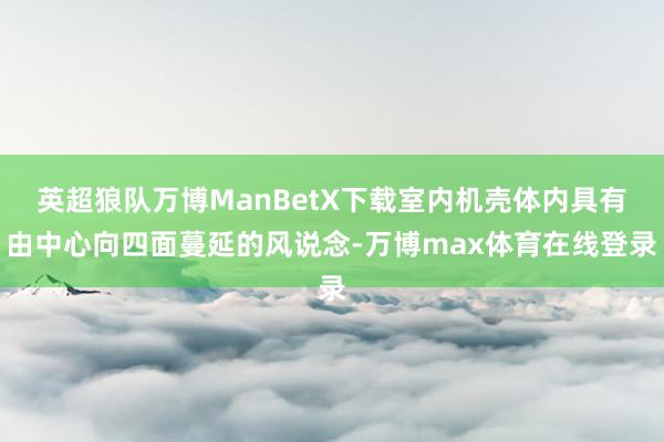 英超狼队万博ManBetX下载室内机壳体内具有由中心向四面蔓延的风说念-万博max体育在线登录