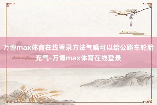 万博max体育在线登录方法气嘴可以给公路车轮胎充气-万博max体育在线登录